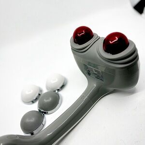 Homedics Heated Percussion Back Massager – Dual Heads & 4 Attachments
